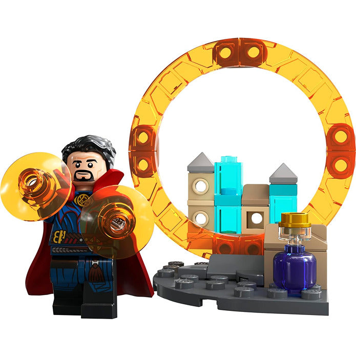 Lego Marvel Doctor Strange's Interdimensional Portal built for display