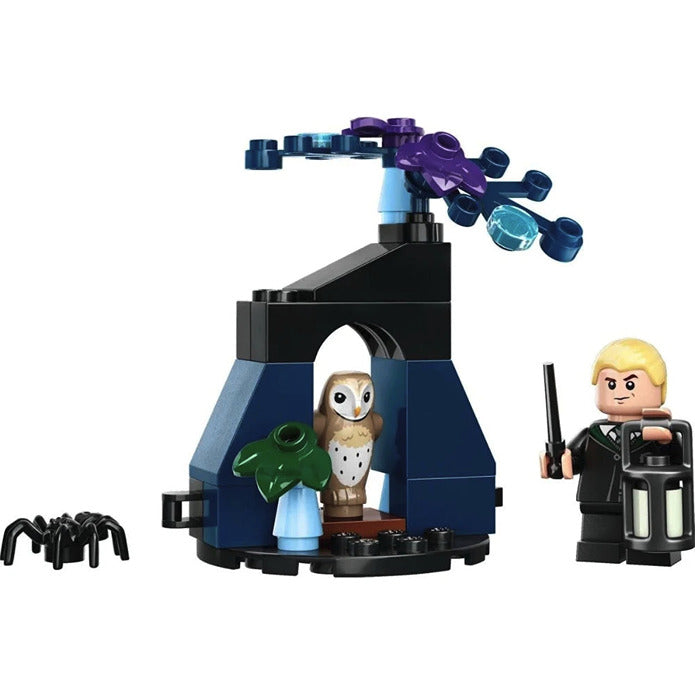 Lego Harry Potter Draco in the Forbidden Forest built for display