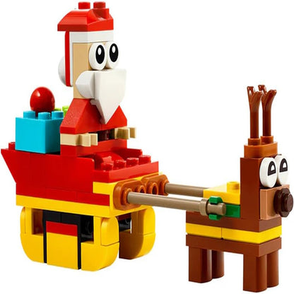 Lego Creator Santa's Sleigh Ride built for display