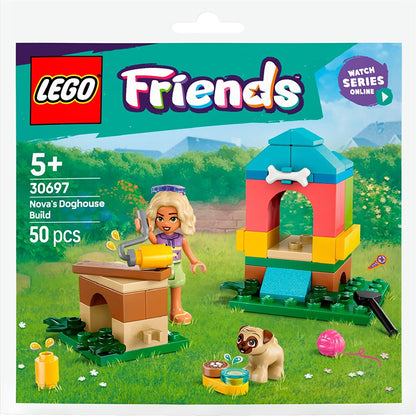 Lego Friends Nova's Doghouse Build in packaging