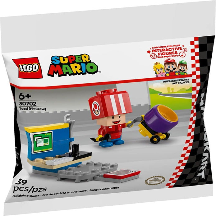LEGO Super Mario Toad Pit Crew in Packaging