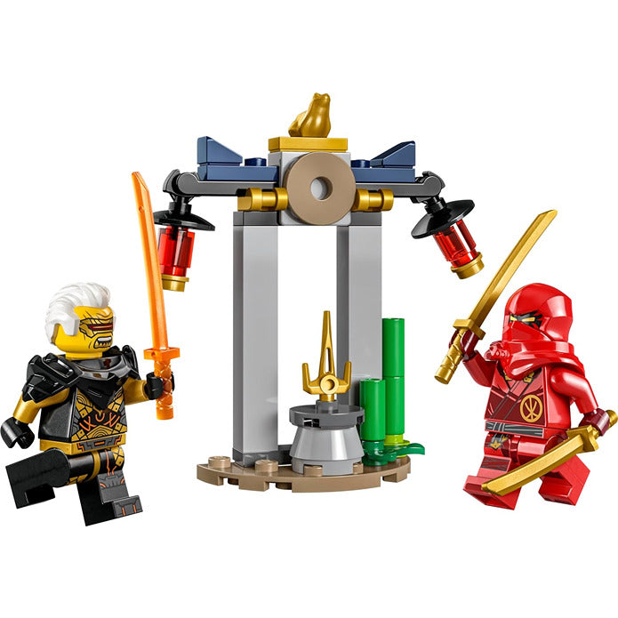 Lego NINJAGO Kai and Repton's Temple Battle built for display